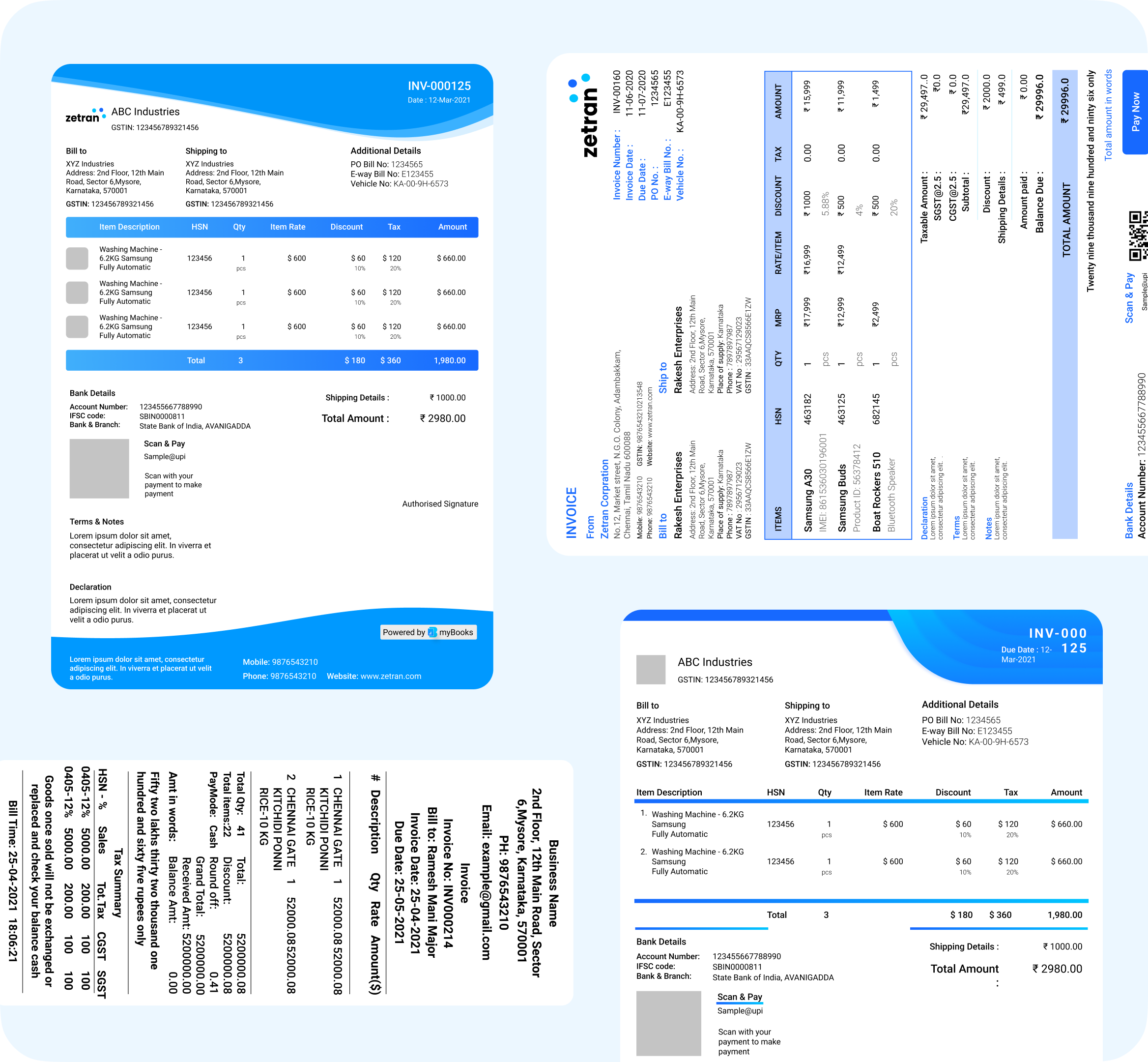 Choose your Effective Invoicing and Billing Templates